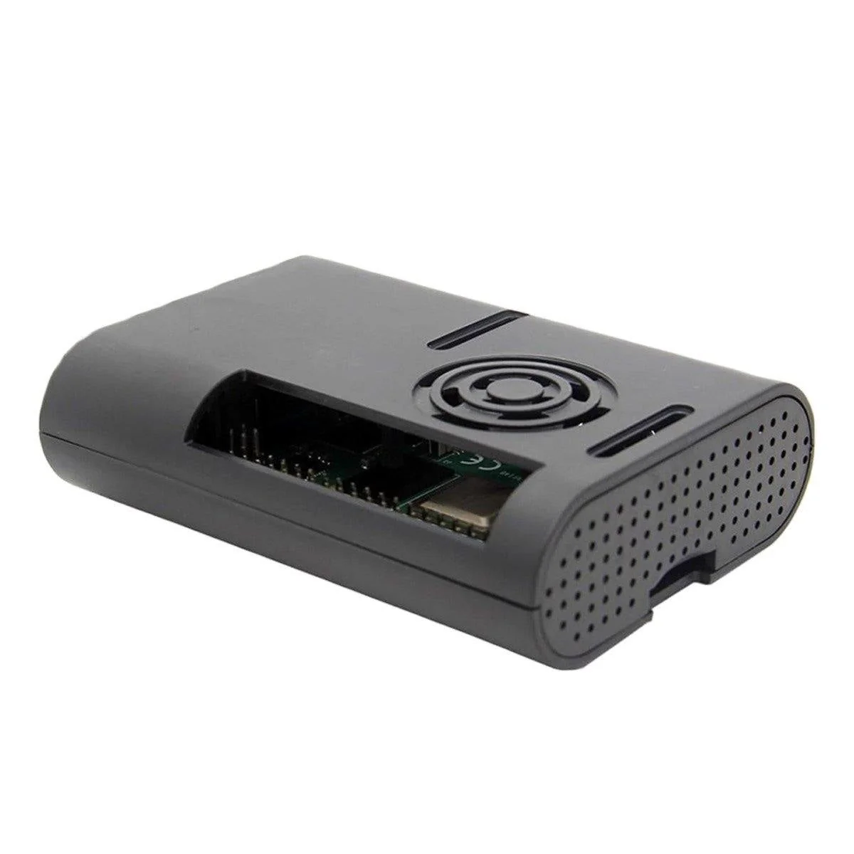 Raspberry Pi 4 ABS Black Case with Fan