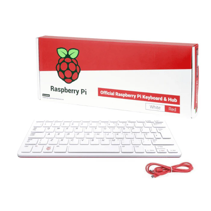 Raspberry Pi Official Keyboard (White-Red) - Image 3