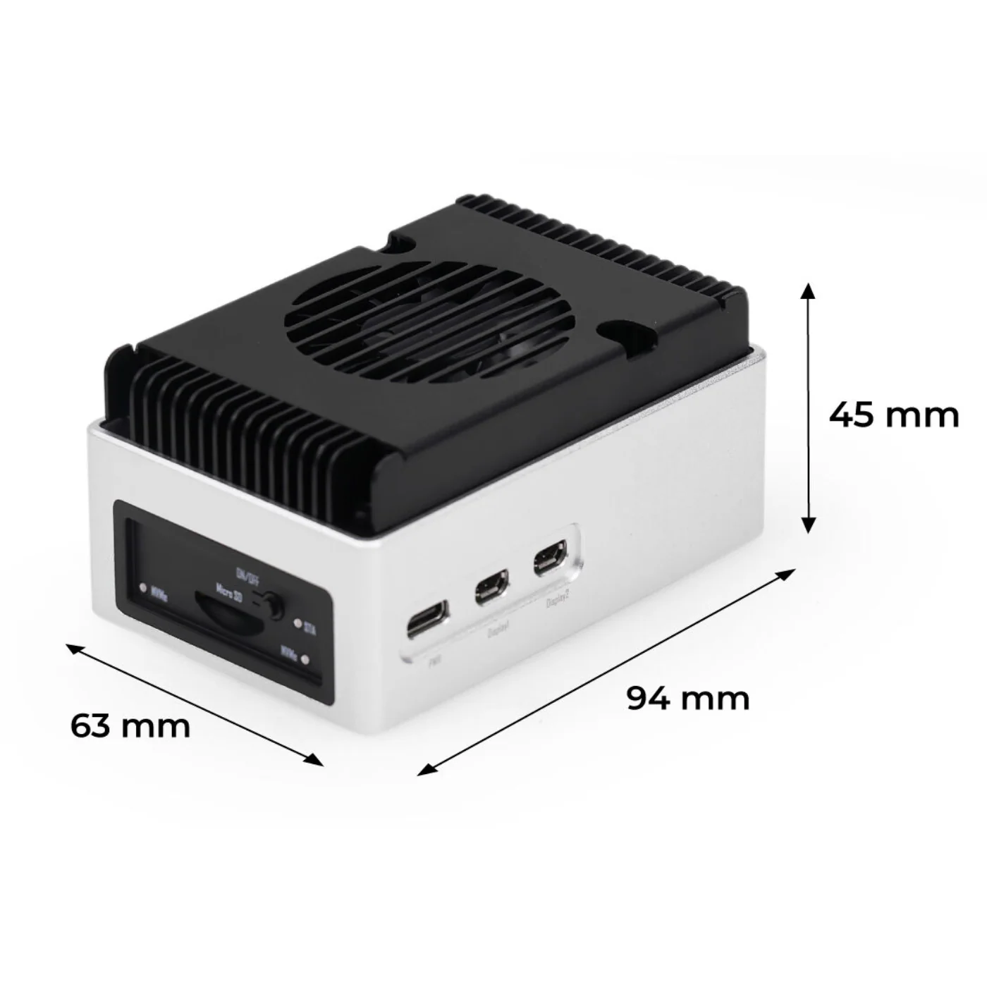 reComputer AI R2140-12 - Edge AI Computer 16GB RAM 26 TOPS Based on Raspberry Pi 5 - Seeed Studio - Image 7