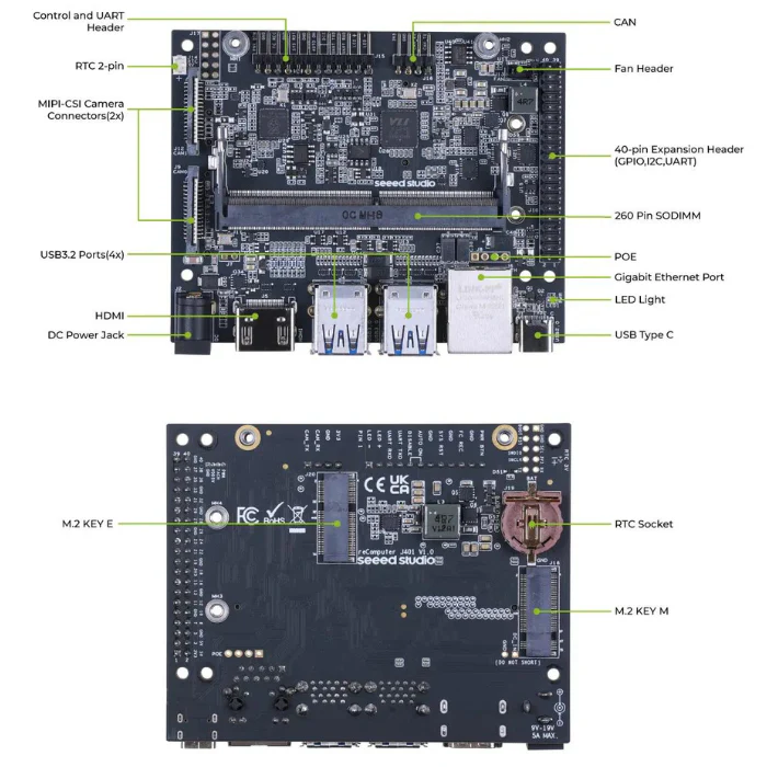 reComputer J4012-Edge AI Device with NVIDIA Jetson Orin™ NX 16GB module - Image 7