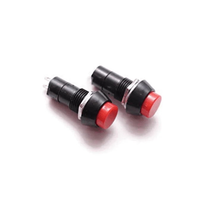 Red PBS-11B 2PIN 12mm No Lock Push Button Momentary Switch 3A 250V - Image 2
