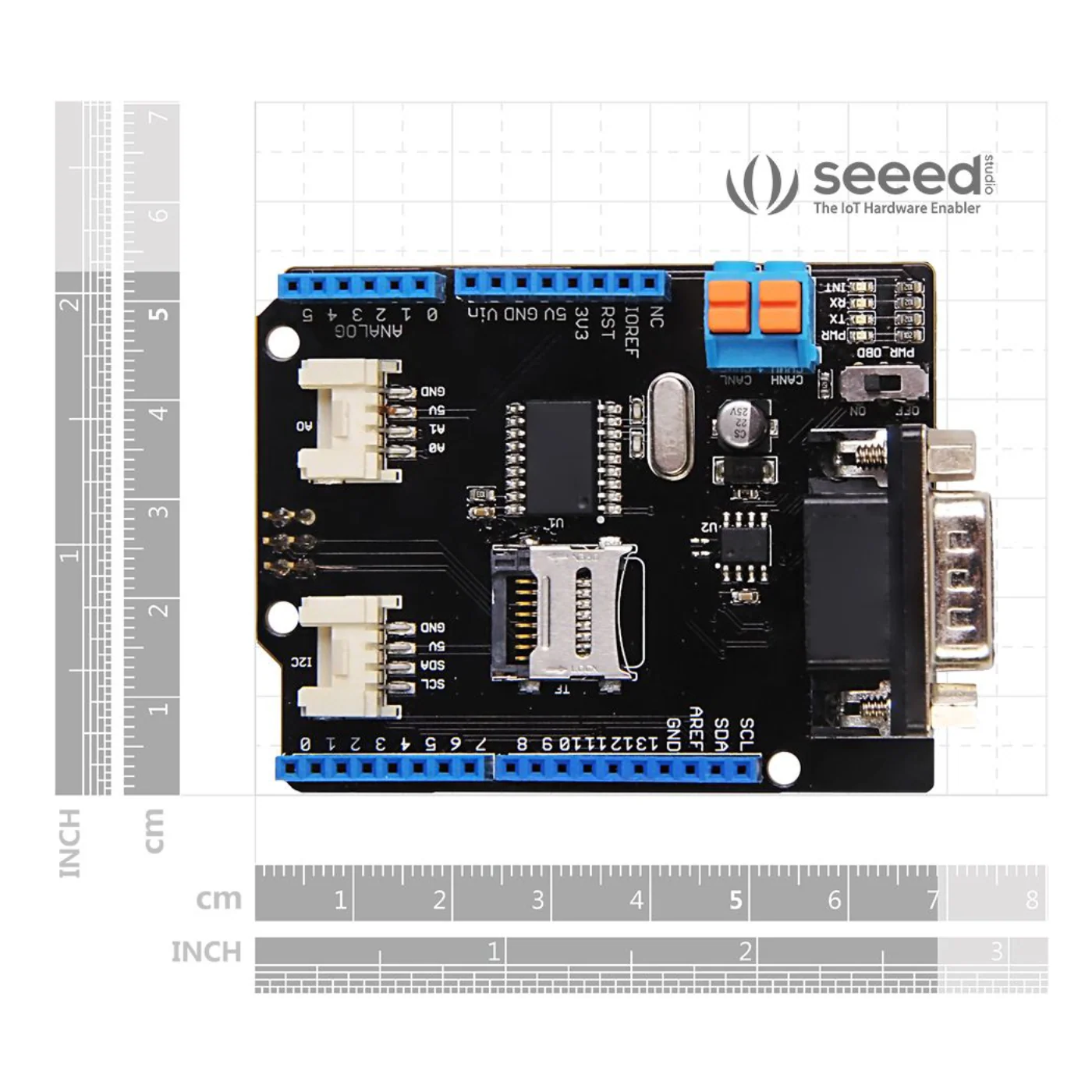 Seeed Studio CAN-BUS Shield V2 with High-Performance MCP2515 Controller & MCP2551 Transceiver - Image 6