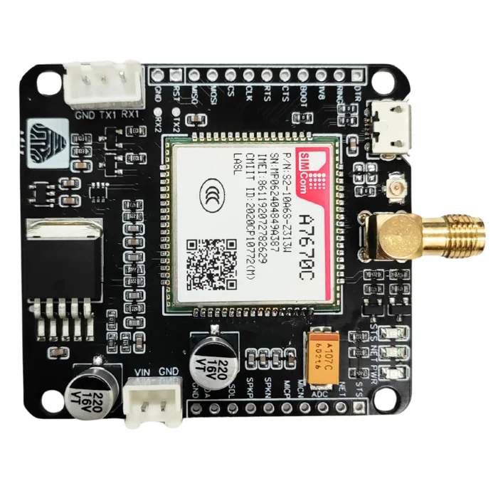 SIM A7670C 4G LTE Development Board with 4G Antenna - Image 6