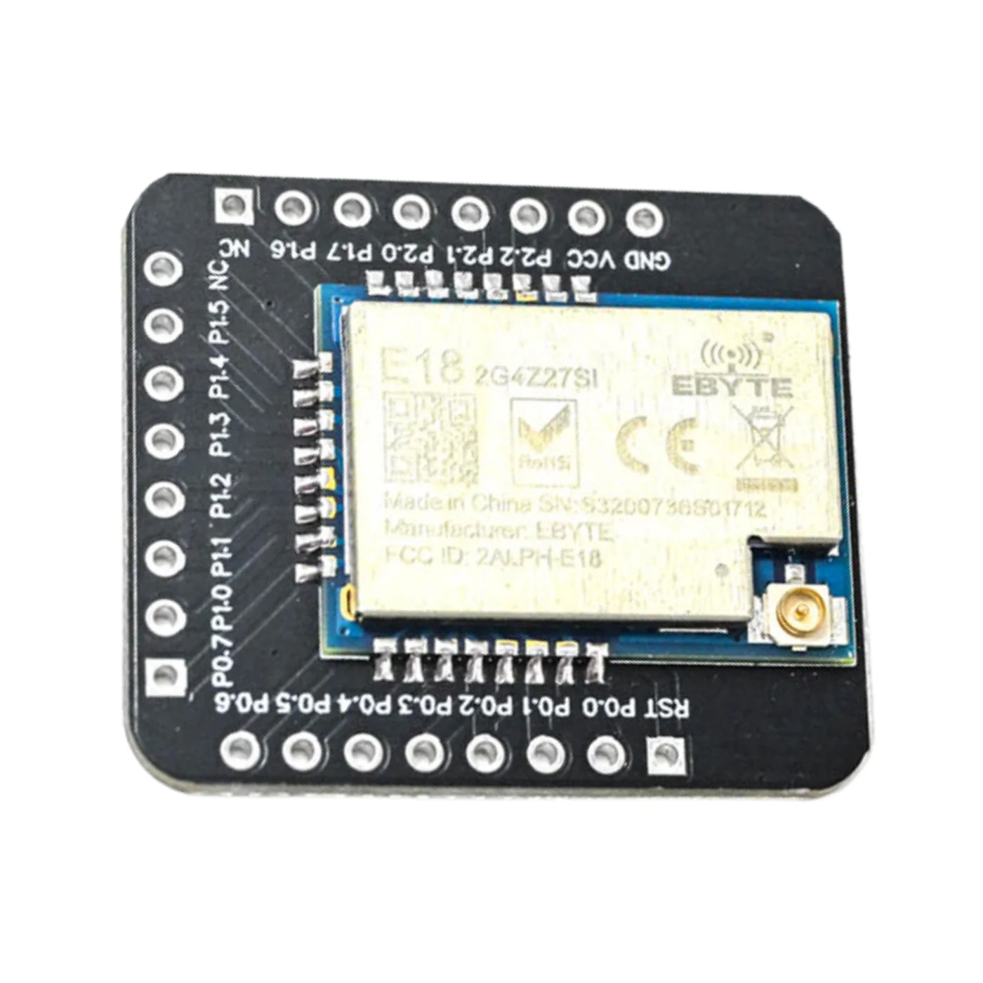 SmartElex E18-2G4Z27SI 2.4GHz CC2530 ZigBee Module Breakout - Image 2