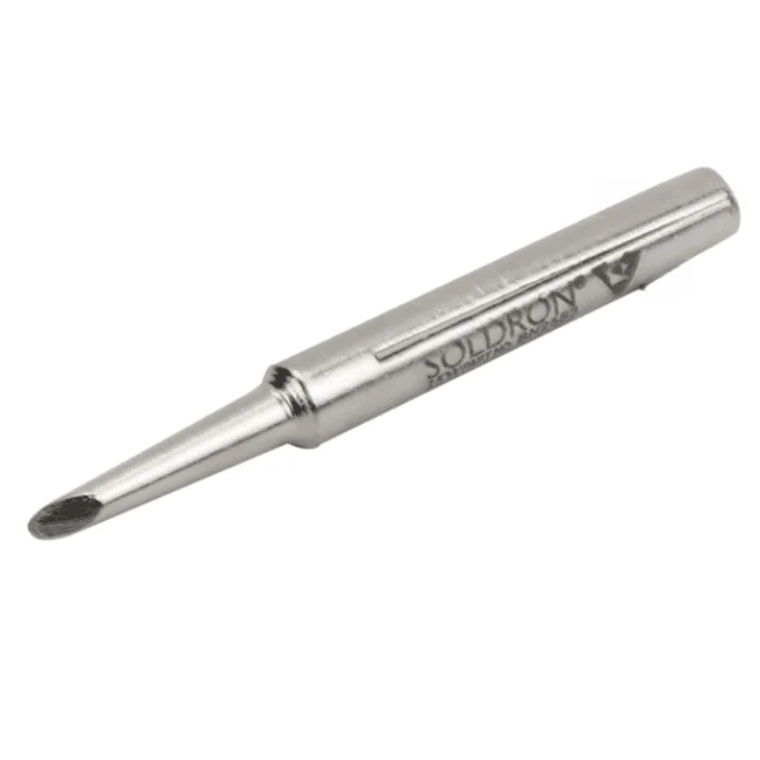 Soldron BN25S3 Nickel Plated Spade 3mm Bit Tip for 25 Watt Soldering Iron - Image 3