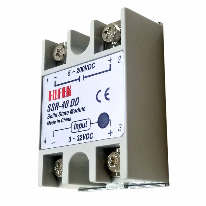 SSR-40DD DC 3-32V Input to DC 5-200V Solid state relay - Image 2