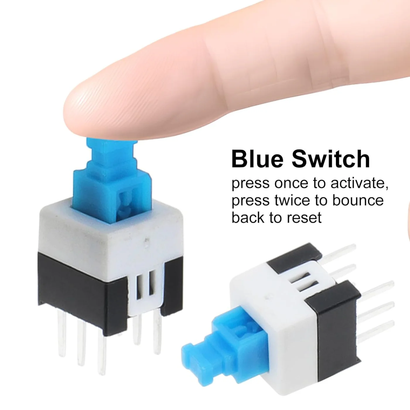 Tactile Push Button Switch Assortment Kit – 180PC 10 Value 6x6mm 4 Pin - Image 4