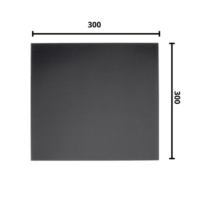 Ultrabase 300*300mm 3D Printer Platform Tempered Heated Bed Glass Plate with Microporous Coating - Image 3