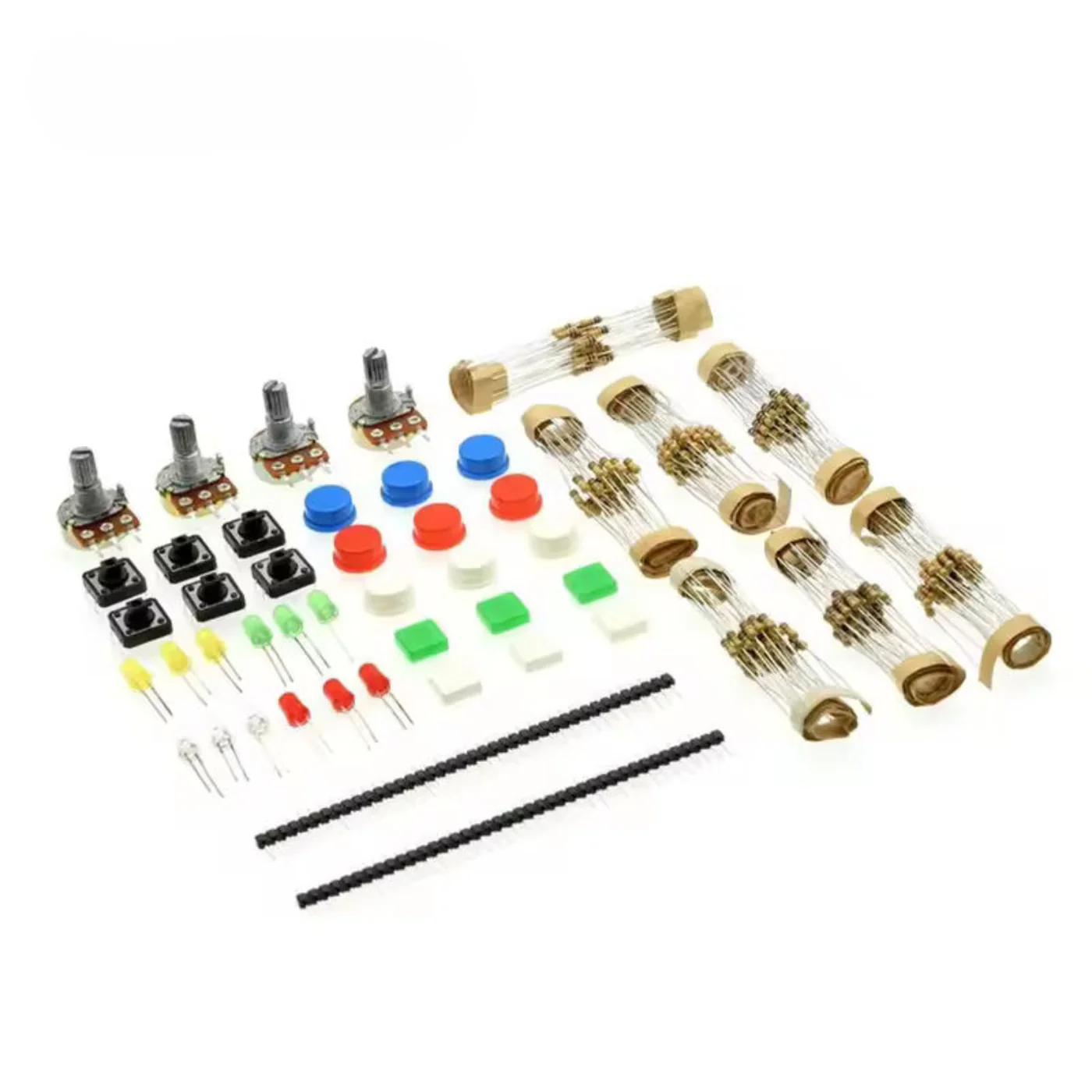 Universal Electronic Component Kit A1 – Resistors, LEDs, Potentiometers & Switches Starter Pack - Image 4