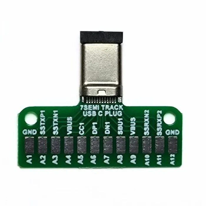 USB 3.1 Type-C Male Breakout Board (24-Pin) - 7Semi - Image 4
