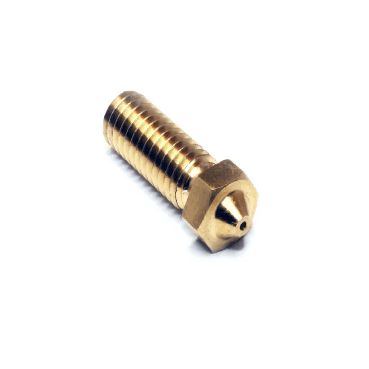 V6 Volcano Brass Length Extruder Nozzle 1.75mm x 1.0mm - Image 4