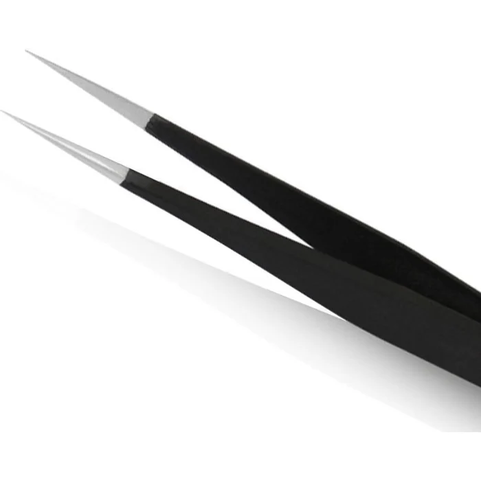Vetus Anti-static SMD Black Tweezer ESD-10 Stainless Steel - Image 3