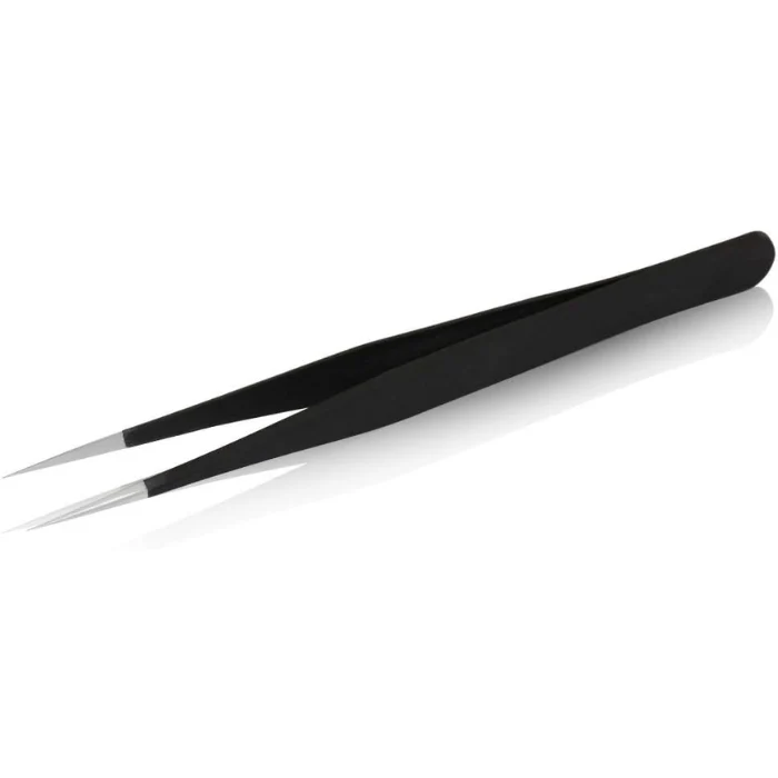 Vetus Anti-static SMD Black Tweezer ESD-10 Stainless Steel - Image 8