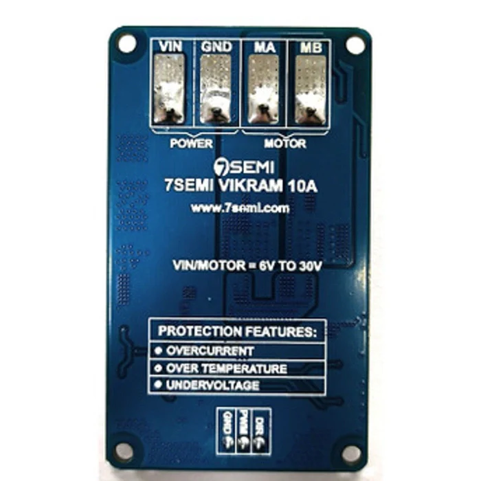 Vikram-3010 30V 10A Single Channel Motor Driver - 7Semi - Image 4