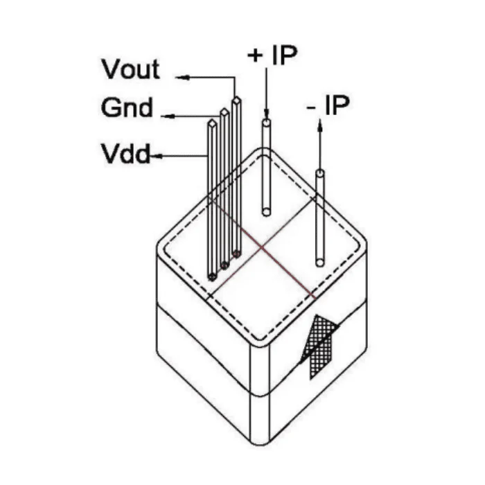 Original WCS2702 Hall Effect based Linear Current Sensor (0-2.0A) - Image 4