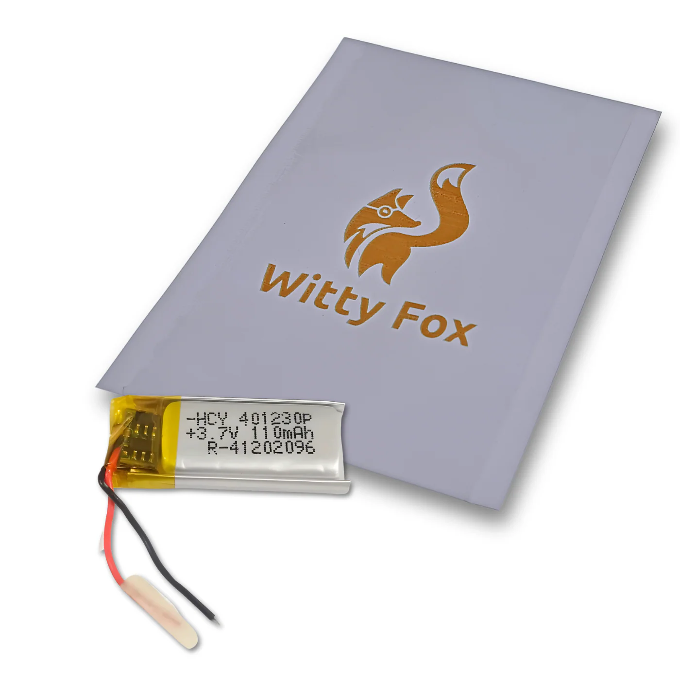 Witty Fox 110mAh Rechargeable 3.7V LiPo Battery - Image 3