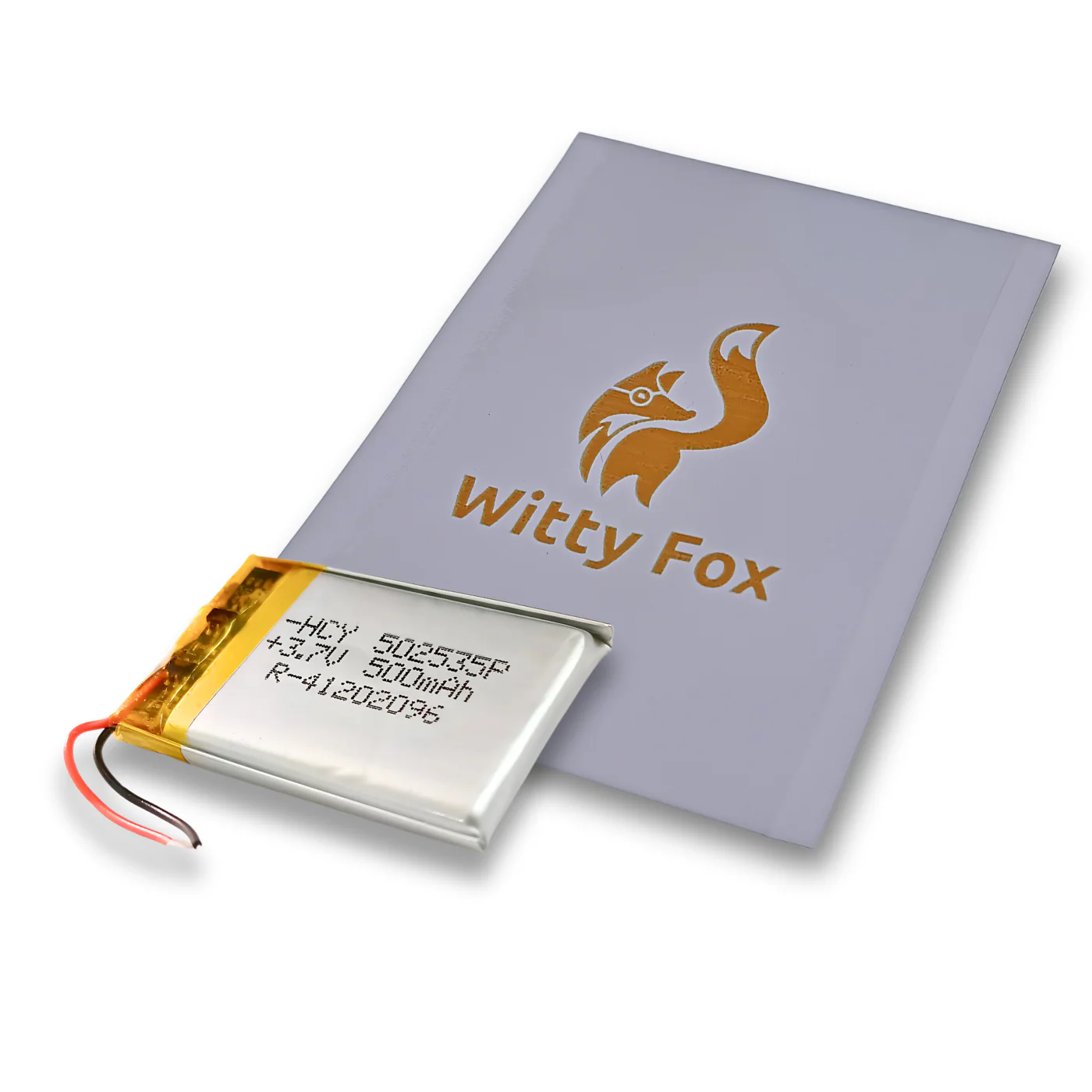 Witty Fox 3.7V 500mAh Rechargeable LiPo Battery - Image 4