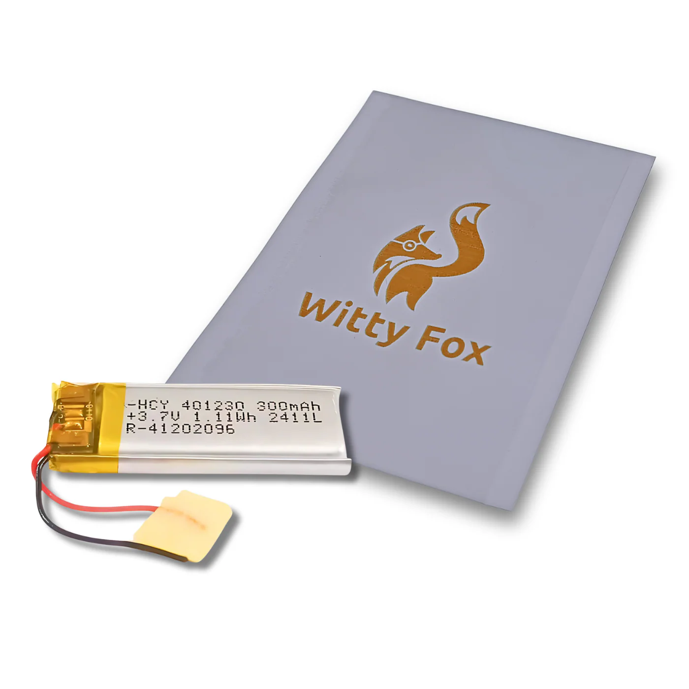 Witty Fox 300mAh Rechargeable 3.7V Lithium Polymer Battery - Image 3