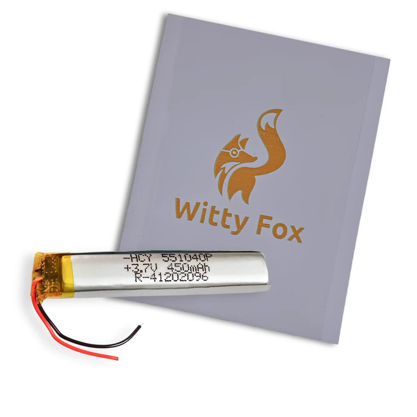Witty Fox 450mAh Rechargeable 3.7v LiPo Battery - Image 4