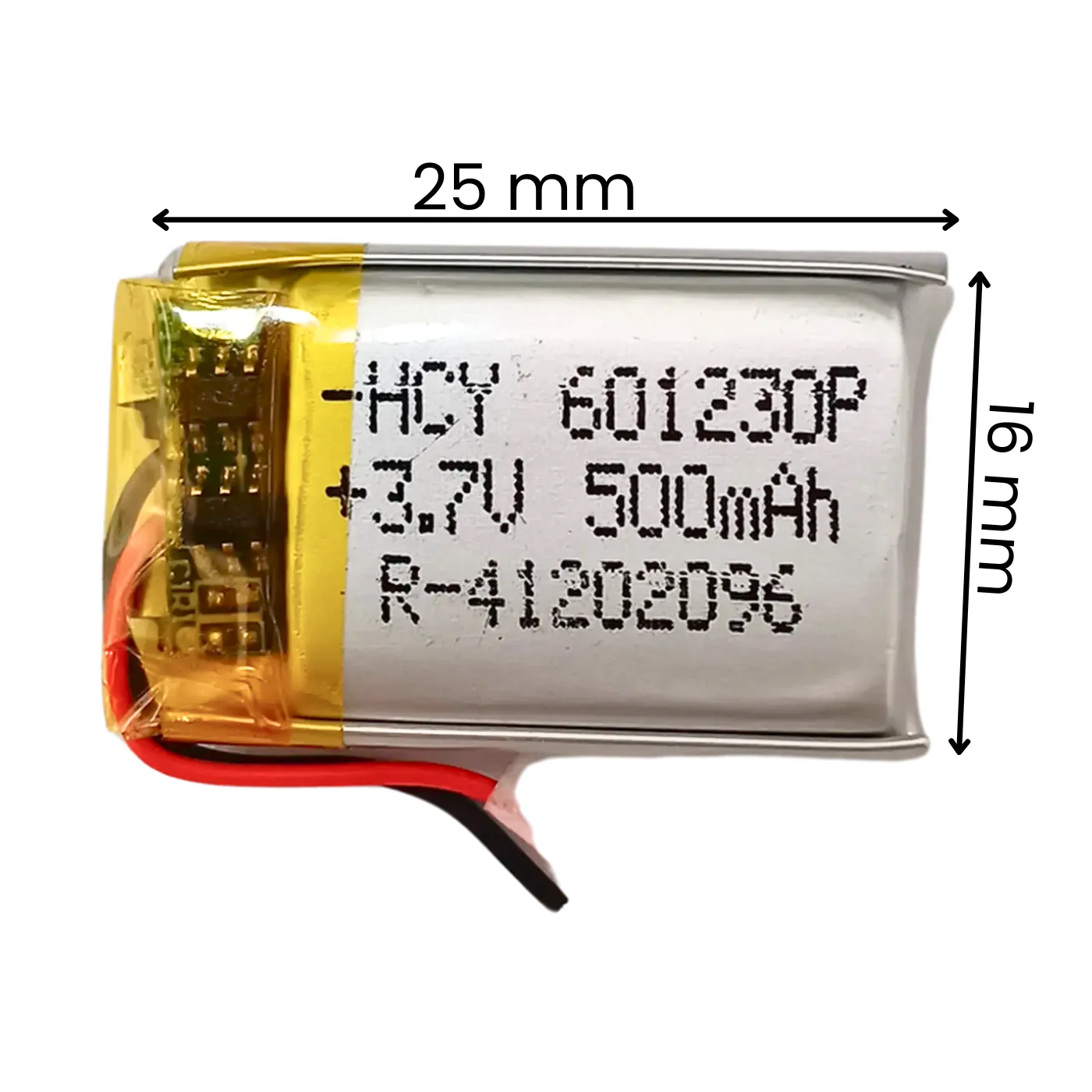 Witty Fox 500mAh 3.7volt lithium polymer Battery Rechargeable - Image 2