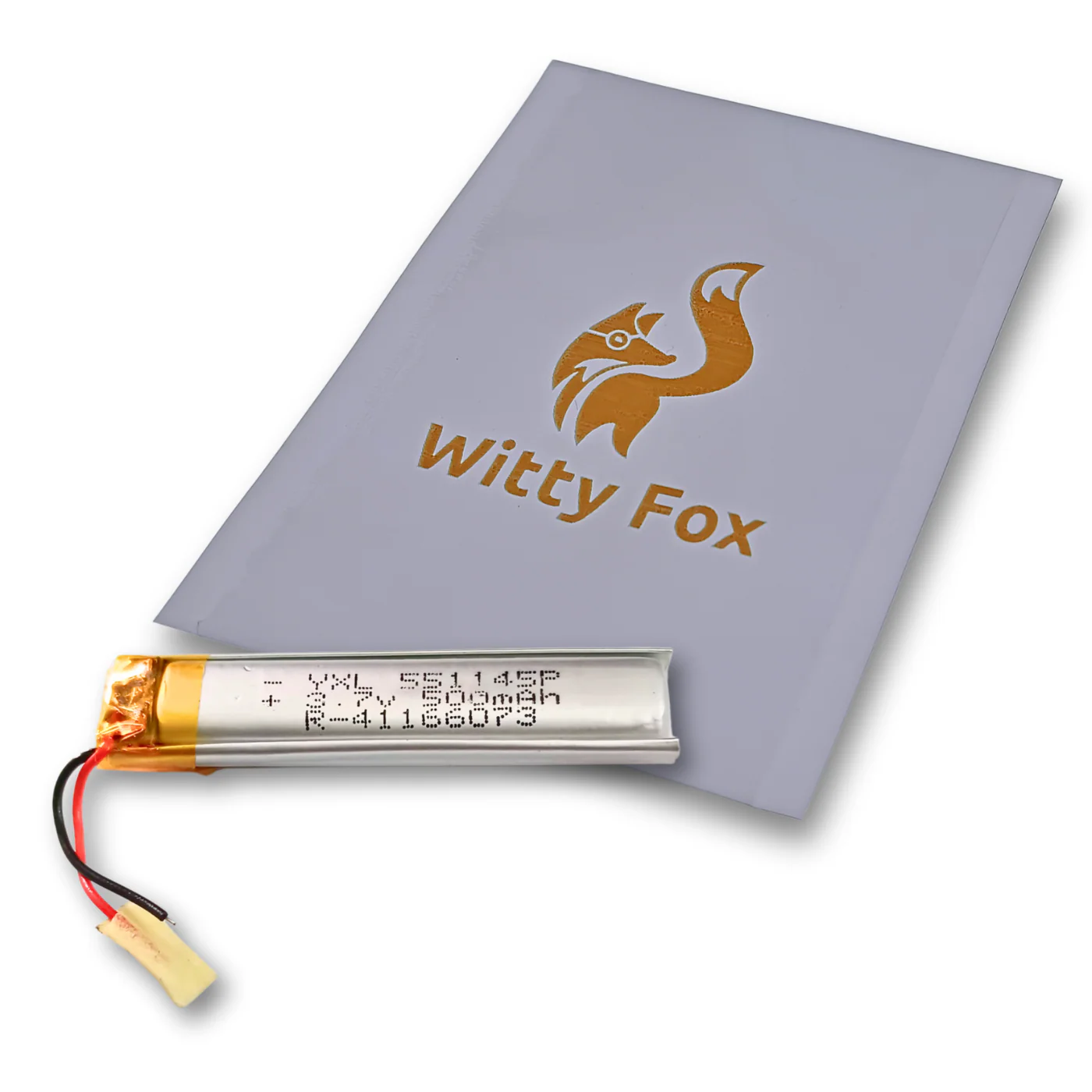 Witty Fox 500mah Rechargeable 3.7v LiPo Battery - Image 3
