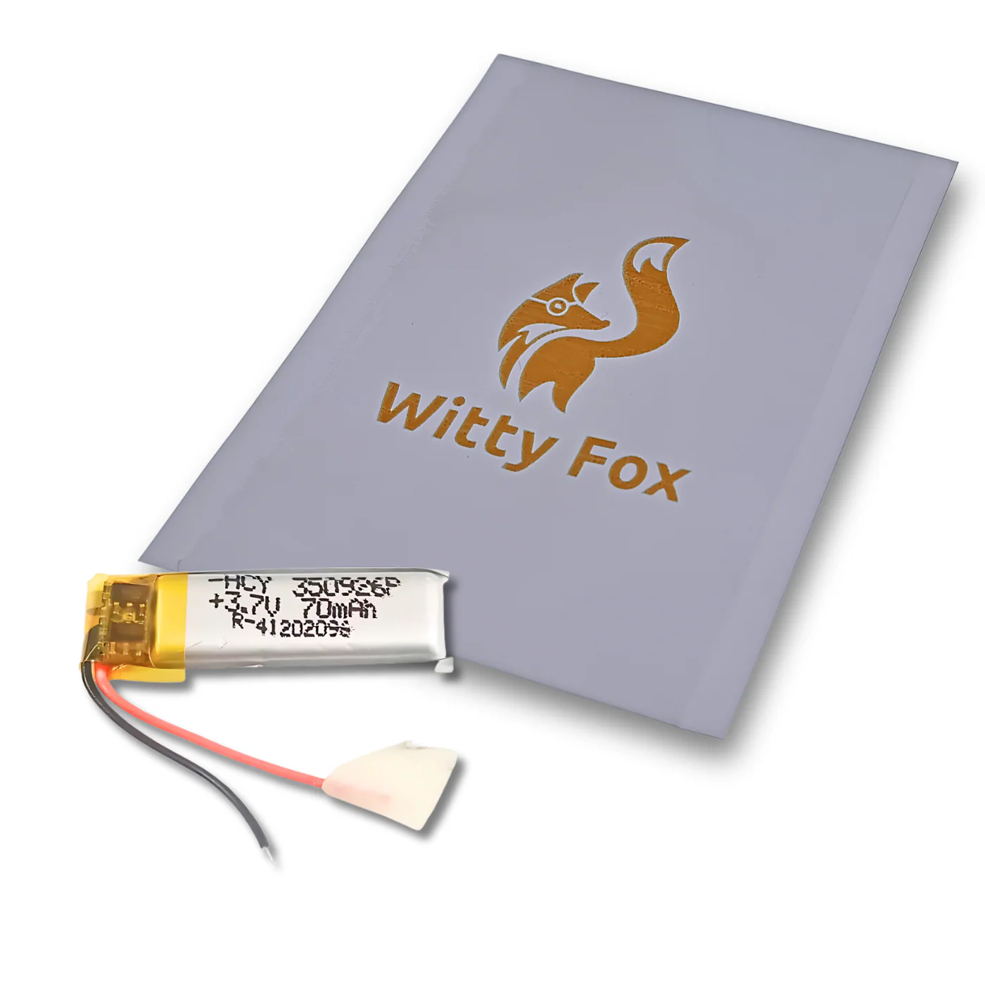 Witty Fox 70mAh Rechargeable 3.7V Lithium Polymer Battery - Image 3