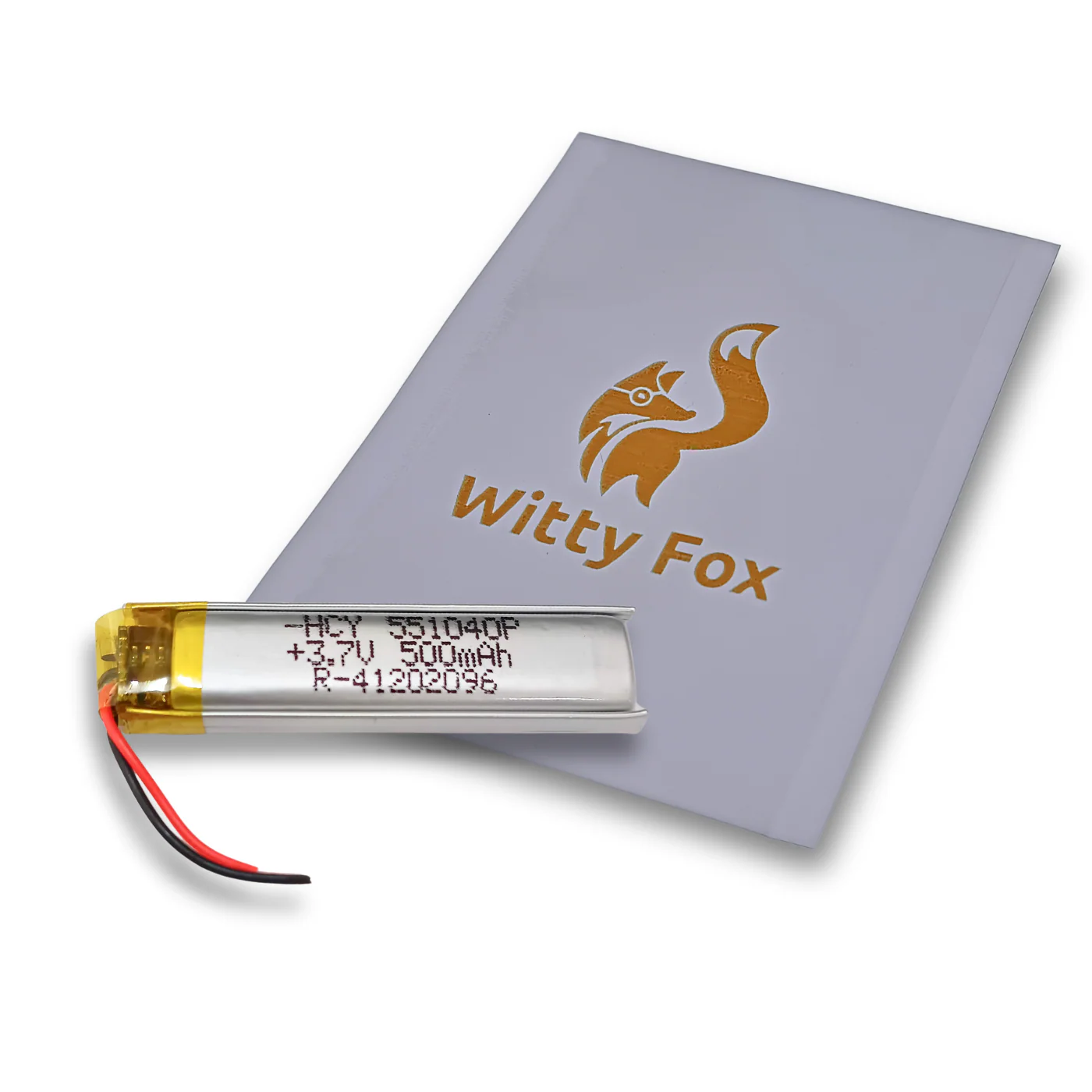 Witty Fox Rechargeable 500mAh 3.7V Lithium Polymer Battery - Image 4