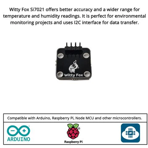 Witty Fox - SI7021 Humidity Temperature Sensor Breakout Board - Image 5